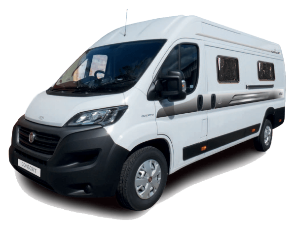 The PACE XL van conversion motorhome from Consort Motorhomes.